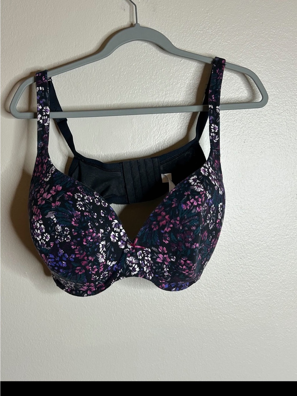 Cacique Bra WOmens 42DDD Colorful Florals T Shirt Lightly Lined All Day Comfort